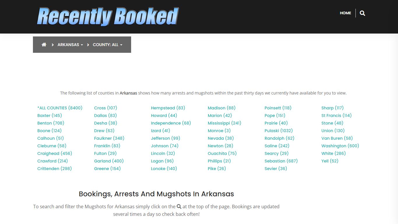 Bookings, Arrests and Mugshots in St Francis County, Arkansas